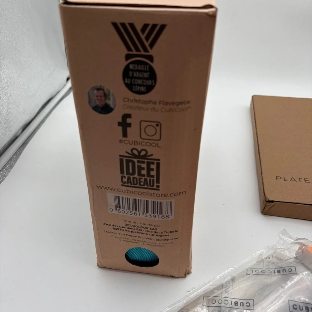 CubiCool Portable Insulated Beverage Dispenser Turquoise 5L Wine Cocktail Cooler
